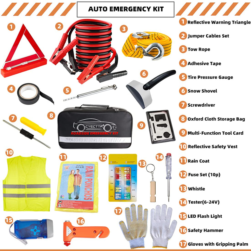 Roadside Emergency Car Kit - 10 Piece Fuse Ser – The Boss Store